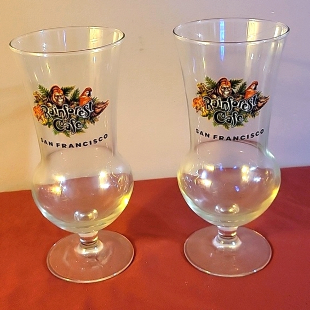 Rainforest Of America Collector Drink Glasses Beer Souvenirs, San Francisco